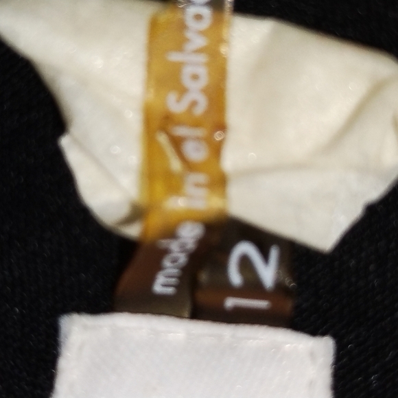 Calvin Klein pants black zipper front mid rise Size: 12 - Picture 6 of 6